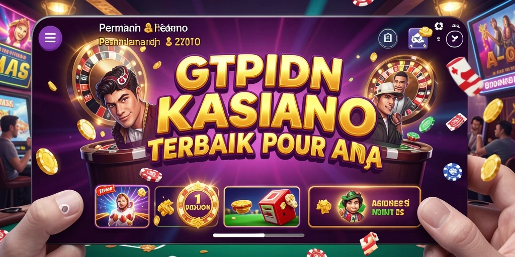 Gameplay menarik dari GTPIDN yang menghadirkan suasana kasino.