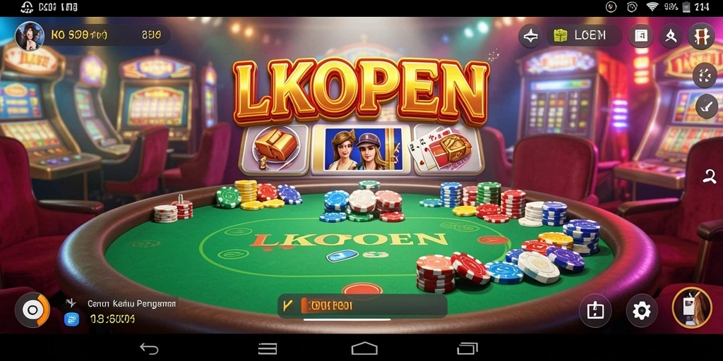 Tampilan gameplay menarik dari LKOPEN dengan grafik yang memukau.