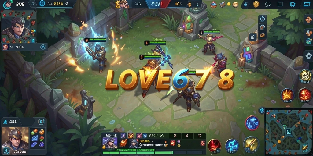 Tampilan seru dari gameplay LOVE678 yang penuh aksi.