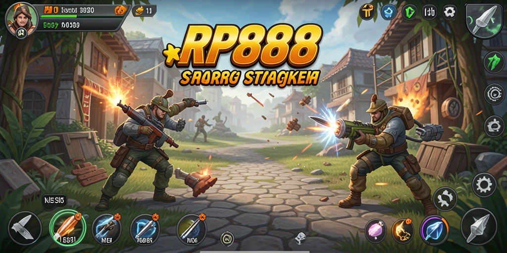 Gameplay RP888 yang menegangkan dengan grafik memukau.